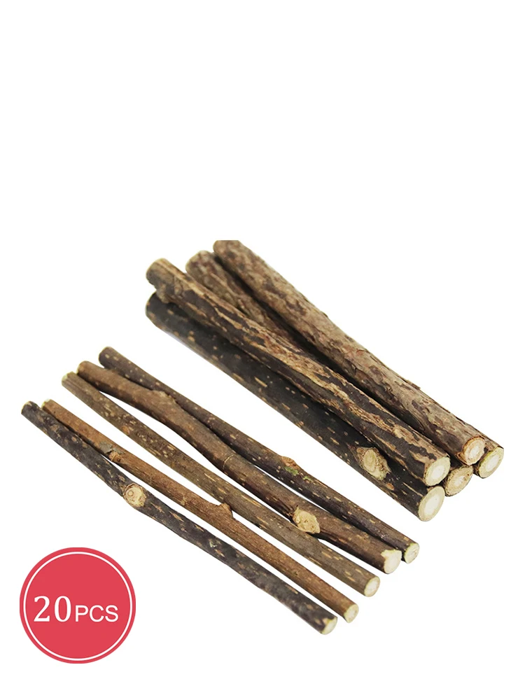 15 Stück/30 Stück Natürliches Matatabi-Katzenminze-Spielzeug für Kätzchen, Kaustick zur Zahnreinigung, Katzensnack-Spielzeug, Actinidia Silvervine – Detail 4