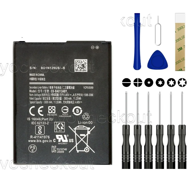 

For A01 SM-A013G/DS Replacement Battery EB-BA013ABY A-