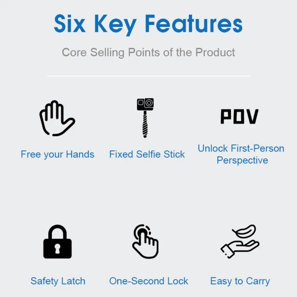 Быстросъемная кобура для палки для селфи, регулируемый рюкзак с функцией громкой связи, ремень, держатель для камеры 2-в-1, устойчивый для Insta360/DJI