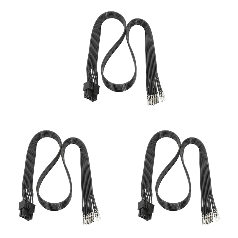 PCIE Power Extension Cable 8pin PCIe Cable for Computers Modulars Design 601D