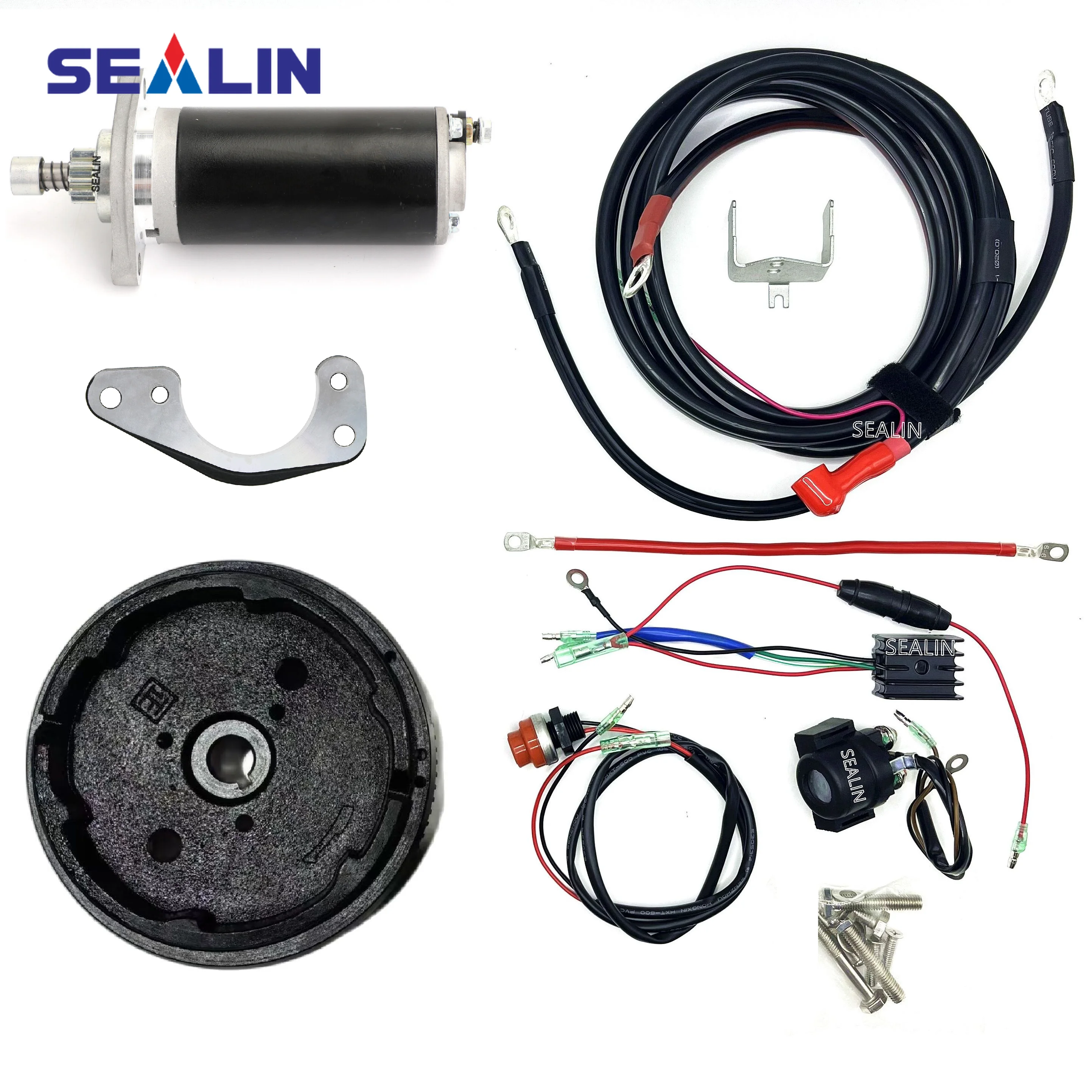 

T20 ЭЛЕКТРИЧЕСКИЙ СТАРТ ДЛЯ OUTBOARD HIDEA CALON GLORIA 2-тактный 20HP MERCURY TOHATSU 15HP 18HP СТАРТЕР ЗАЖИГАТЕЛЬ ПЕРЕКЛЮЧАТЕЛЬ