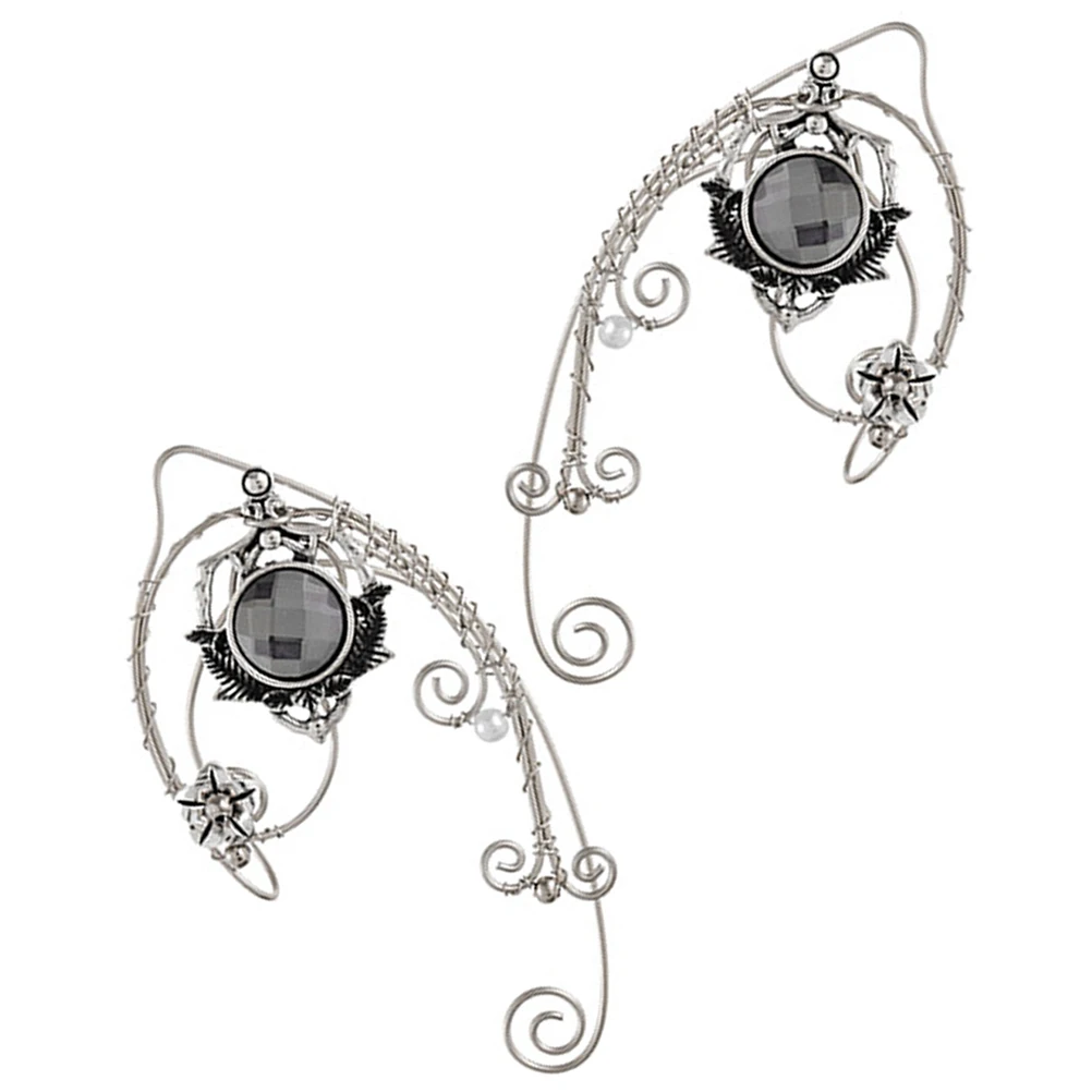 

Ear Earrings Ears Cuffs Fairy No Pierced for Women Alloy Piercing Miss