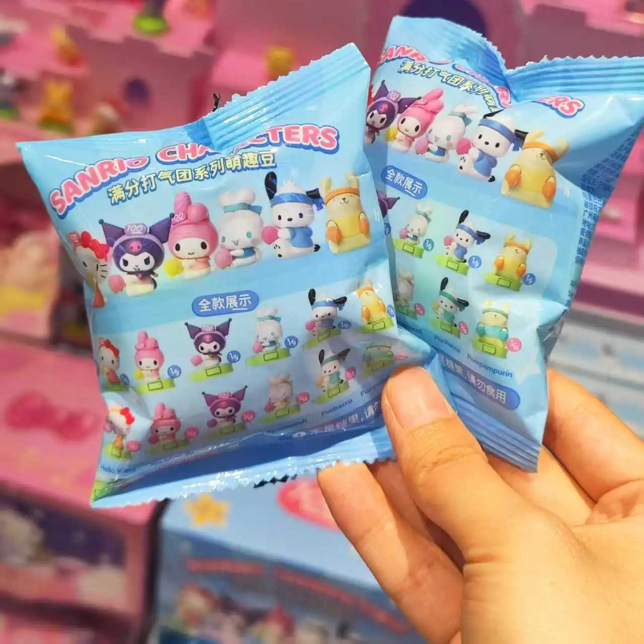 

Подлинная Sanrio Hello Kitty My Melody Kuromi Cinnamoroll Pochacco Pompompurin, поощрительная слепая сумка, подарок на день рождения, модные игрушки