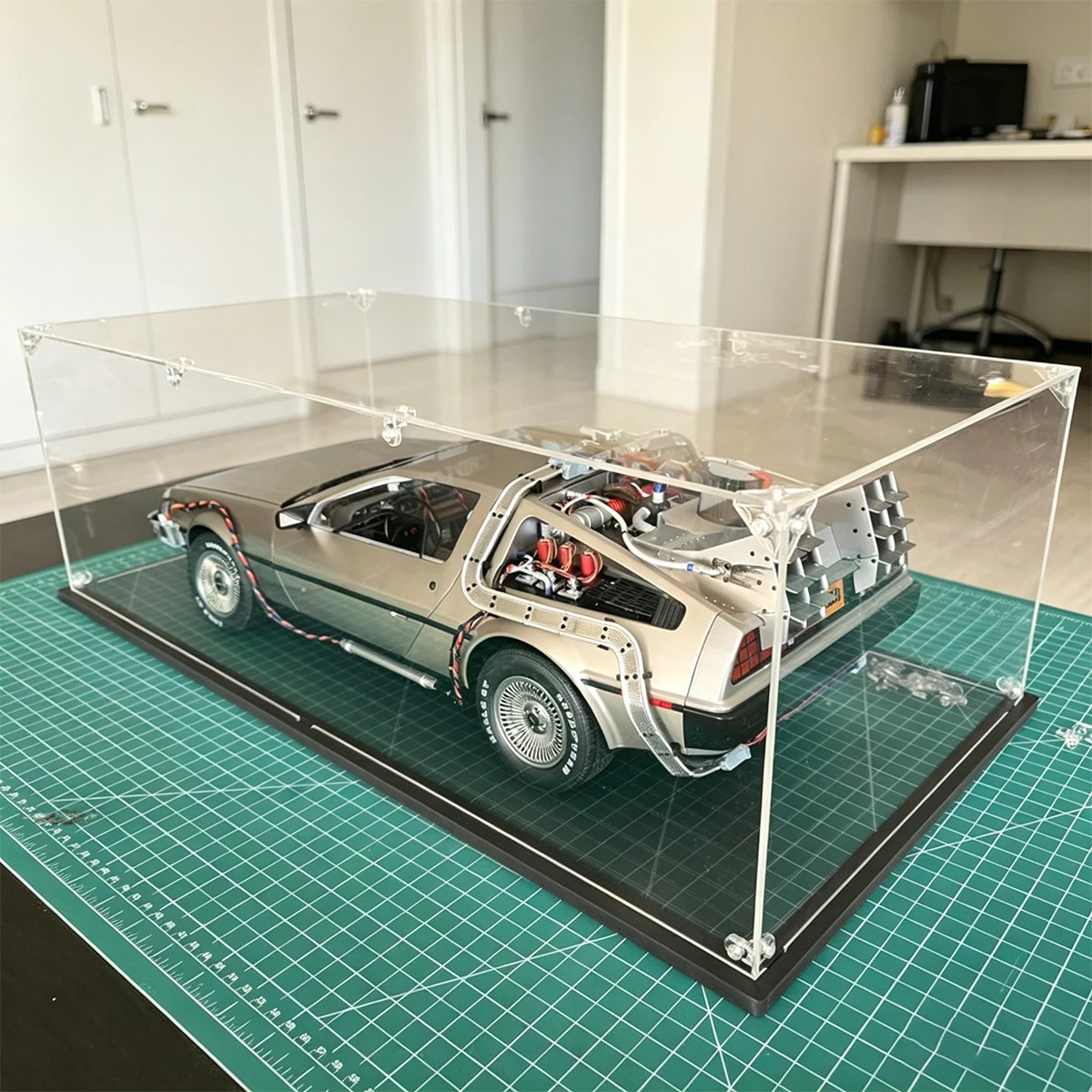 1:8 Acryl-Vitrine Geeignet für LEGO-Automodelle, Figuren, Autos und Sammlerstücke Aufbewahrungs-Vitrinen – Detail 7