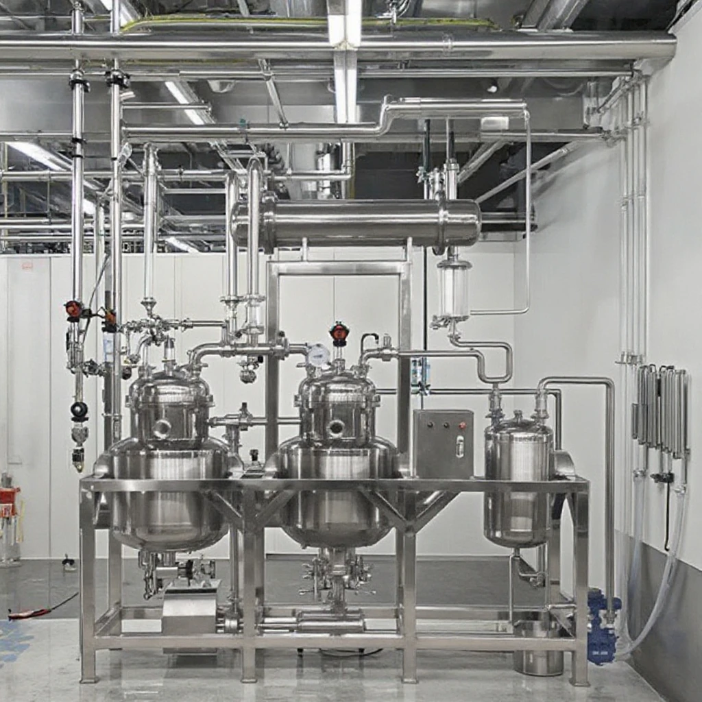 Macchina per estrazione e concentrazione da laboratorio con piccolo serbatoio di estrazione e concentrazione