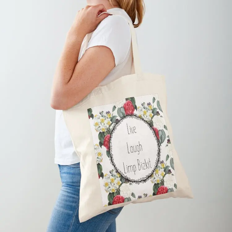 

Live Laugh Limp Bizkit Tote Bag large tote bag tote bag Big shopper bags for women
