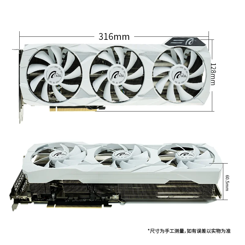 ASL NVIDIA GeForce RTX 4070 Ti Super 16GB GDDR6X 256 Bit PCIe 4.0 16 Pin Brand New White Gaming Video Card Graphics Card For PC