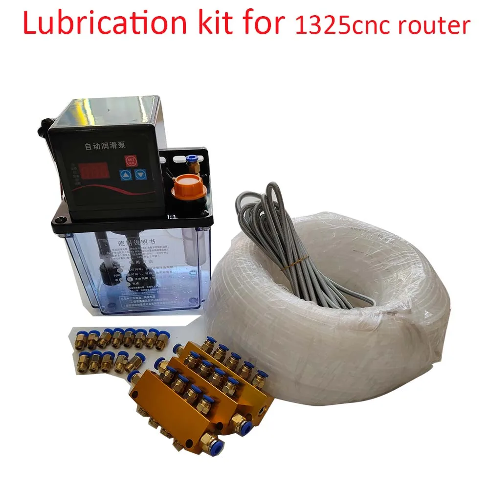 Heavy-Duty Manual Lubrication Pump for Machine Tools - Hand-Operated Oil Pump for CNC Routers