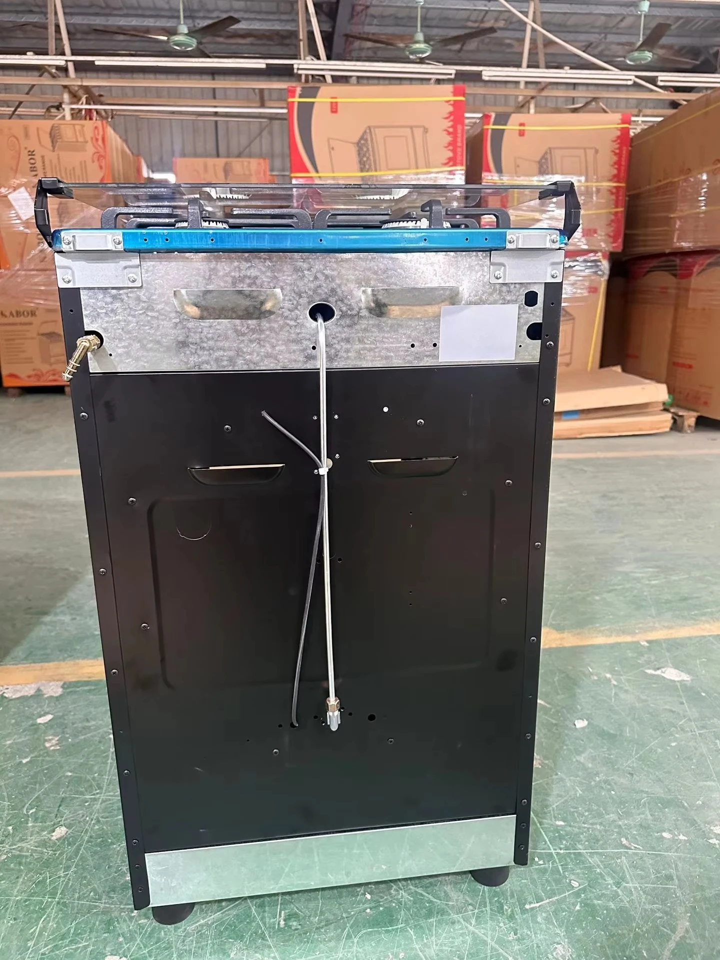 Multi Function 50 Wide 4 Gas Burner 2800PA Gas Stove GAS OVEN Free Standing Cooking Range Double Glass Oven Door Africa Area