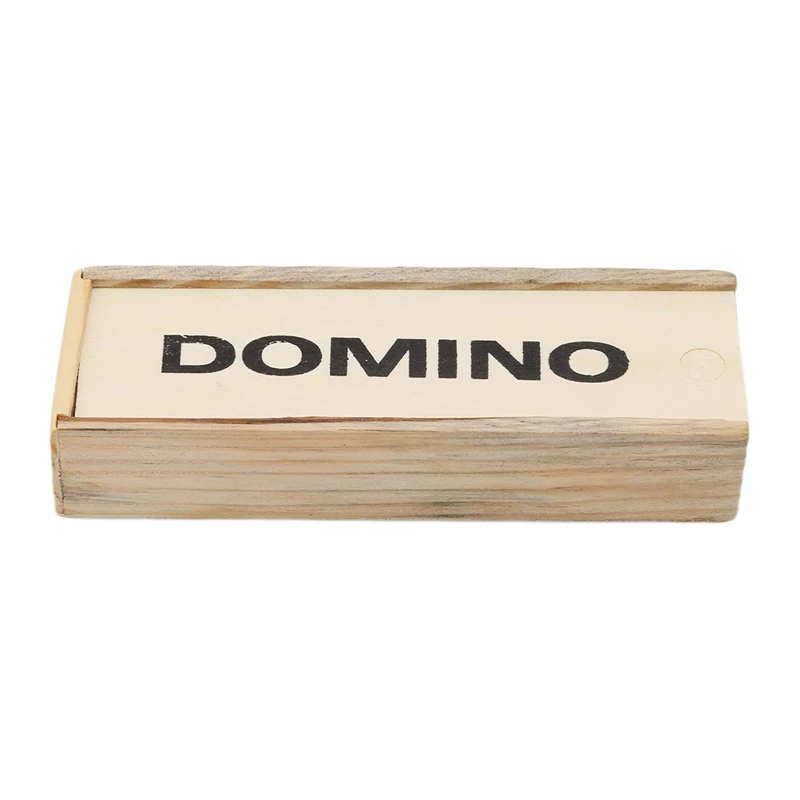 28ชิ้น/เซ็ตไม้ Domino กระดาน Travel ตลกตารางเกม Domino ของเล่นเด็กเด็กการศึกษาของเล่นสำหรับของขวัญเด็ก