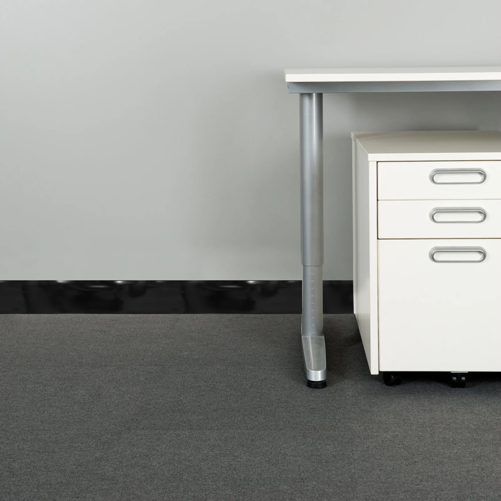 1 لفة PVC ذاتية اللصق قشر عصا اللوح تقليم سهلة التركيب مقاوم للماء الطابق صب جدار تقليم اللوحات البلاستيكية