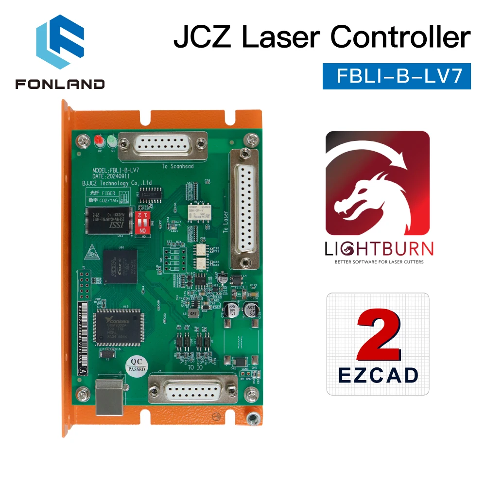 Original JCZ Laser Marking Machine Controller Card FBLI-B-LV7 Ezcad for Fiber Marking Machine IPG Raycus MAX