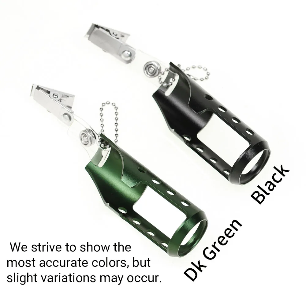 Fly Fishing Floatant Bottle Holder, Aluminum Alloy Lightweight Clip-On/Hang-On Tool Holder for Vest Backpack, for D-Rings & Loop view 5