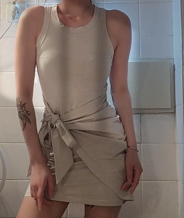 Design australiano Vita snellente Svel Bodycon Dr Trendy Vita alta rotonda Ne ort Gonna Street Sle Dr