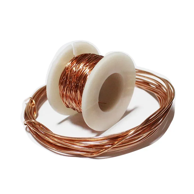 Bare Pure Copper Wire T2 Copper Coil Conductive Copper Wire 0.1 0.2 0.3 0.4 0.5 0.6 0.7 0.8 1 1.5 2 2.5 3mm