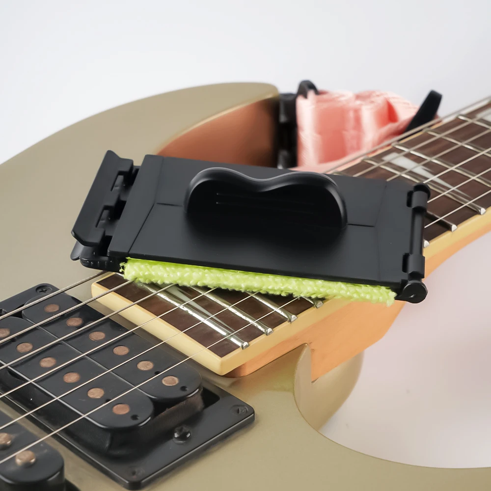 Chitarra elettrica Bass Strings Scrubber Rub pulizia manutenzione cura chitarra String Cleaner strumenti accessori strumento