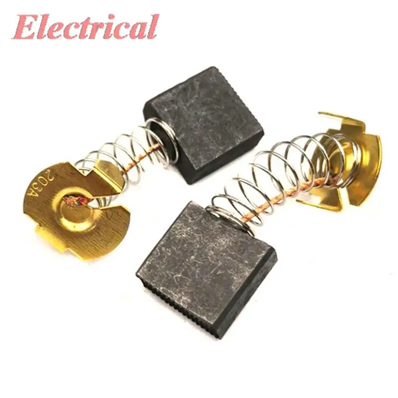 17mm x 18mm x 7mm Power Tool Carbon Brushes for Generic Electric Motor For Makita 2414 7*17*18MM image 2