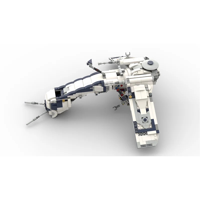 198PCS MOC famous movie interstellar transport ship spaceship model DIY assembly building block toys children's birthday gift