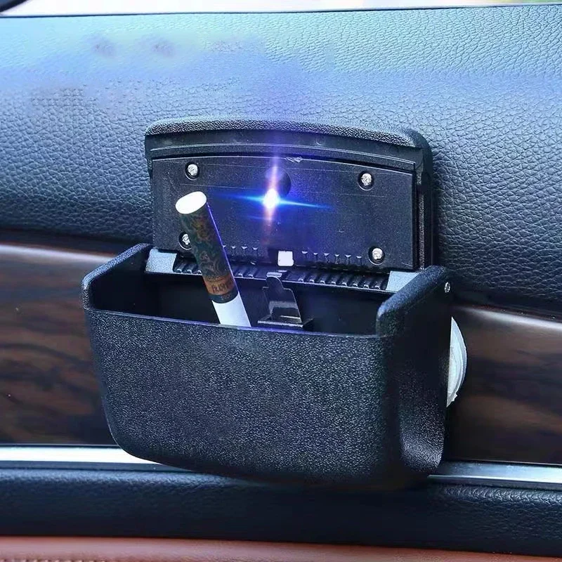 

2025 Ashtray Universal Home Auto Car Air Outlet Multiuse LED Cigarettes Smoke Remover