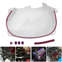 Clear Timing Belt Pulley Cover Fit for Mitsubishi Lancer EVO IV 96-98 EVO V 98-99 EVO VI 99-01 4G63T