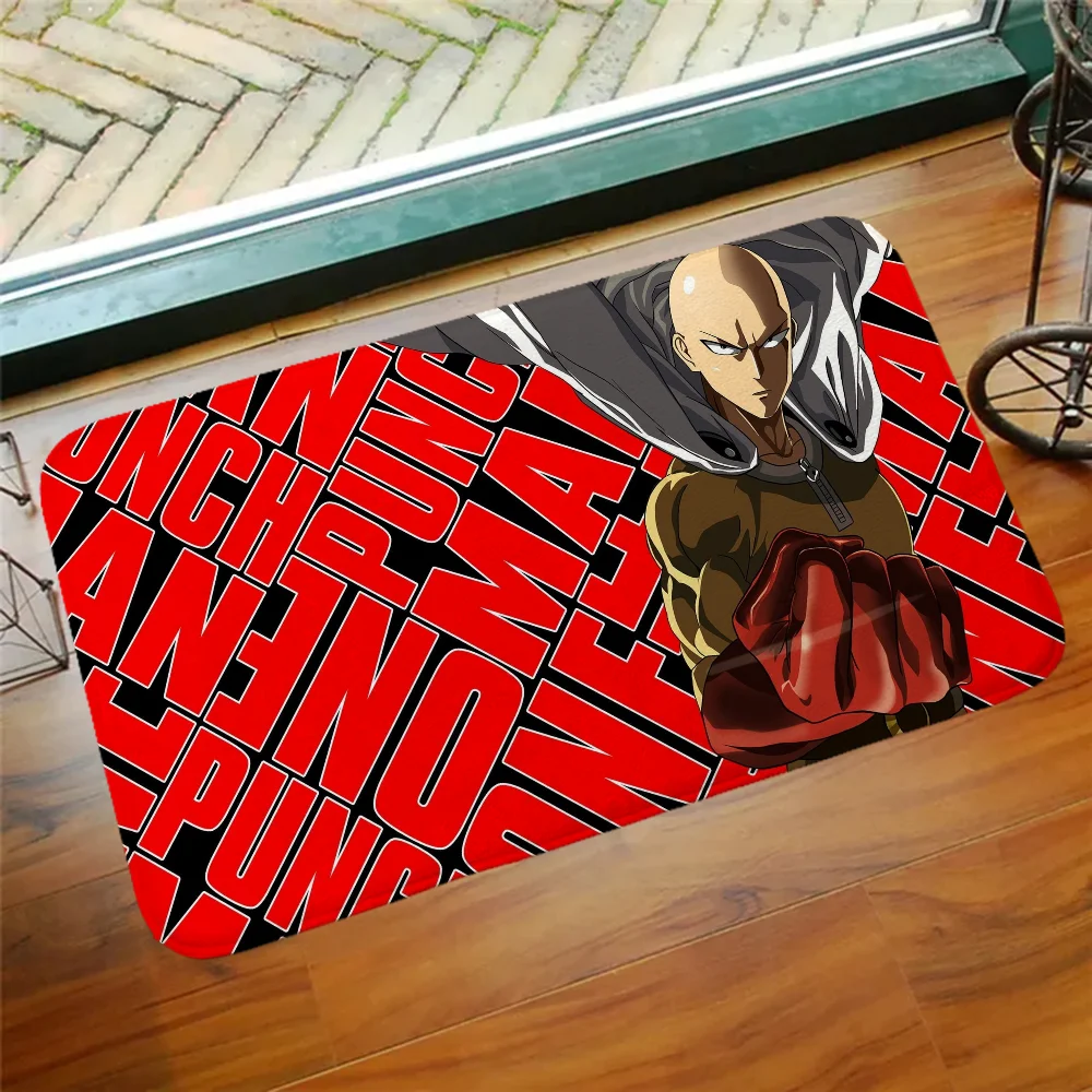 

Bathroom Kitchen Carpet ONE-PUNCH-MAN Bath Mats Customized Front Door Mat for Hallway on the Floor Home Decor Items Custom Foot