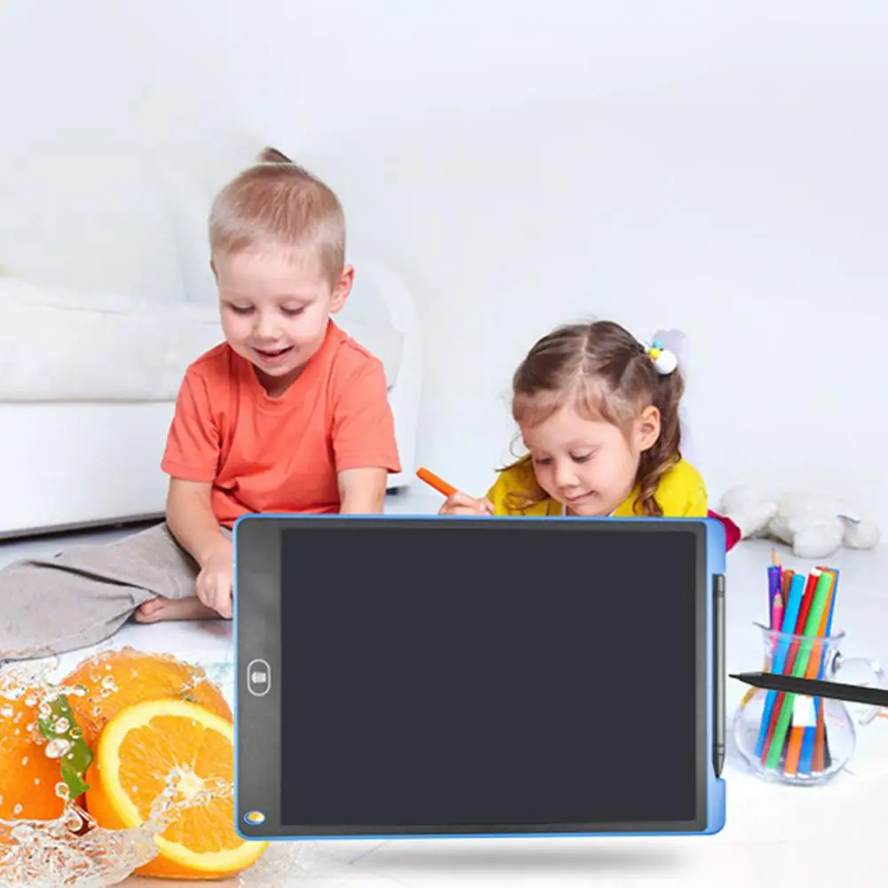 LCD Screen Handwriting Pad Digital Writing Tablet Colorful Electronic Drawing Board Drawing Tablet 12inch Graphic Drawing Tablet