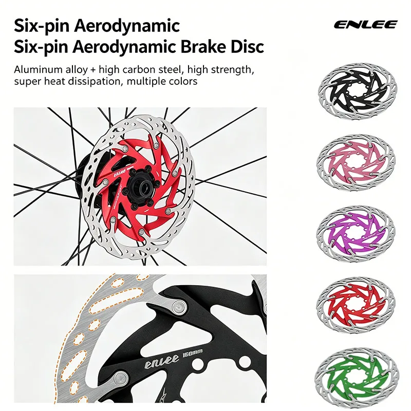 160mm-6-bolt-aerodynamic-disc-brake-rotor-for-road-mountain-bike-hydraulic-disc-brake-accessories