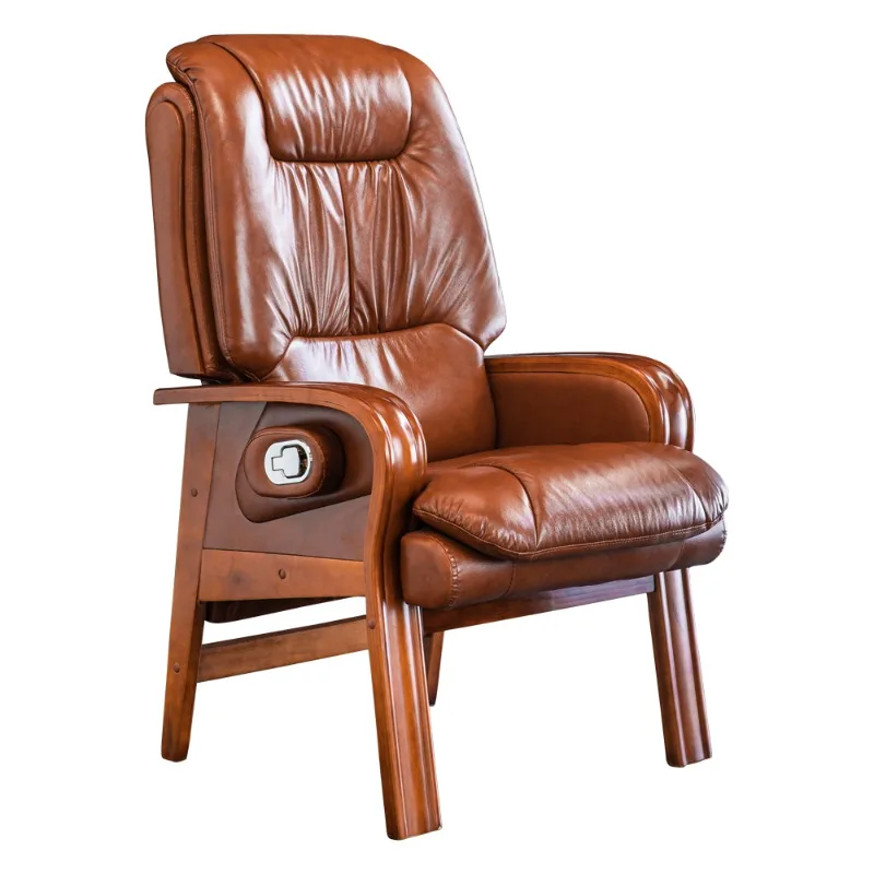 

Chair Home Business Office Reclining Leather Classroom Chair Sedentary Not Tired Book Desk