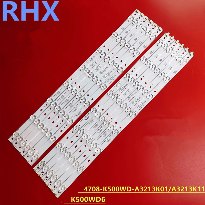 

ДЛЯ TCL LE50D8900 4708-K500WA/B-A1213K01 K500WD 100% НОВАЯ светодиодная лента подсветки 496 мм