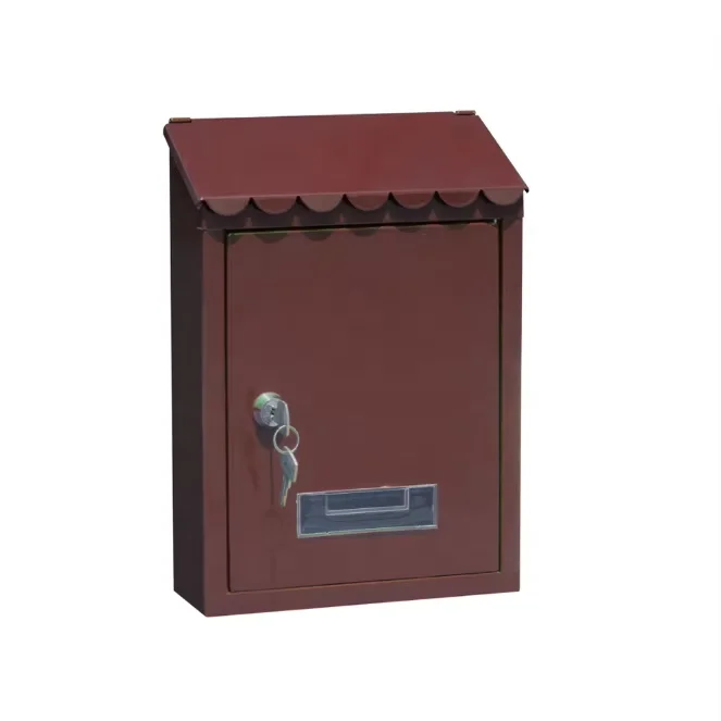 Outdoor Metal Double Sided Letter Box For Home Corner Wood Mailboxes For Apartment Buildings Inside