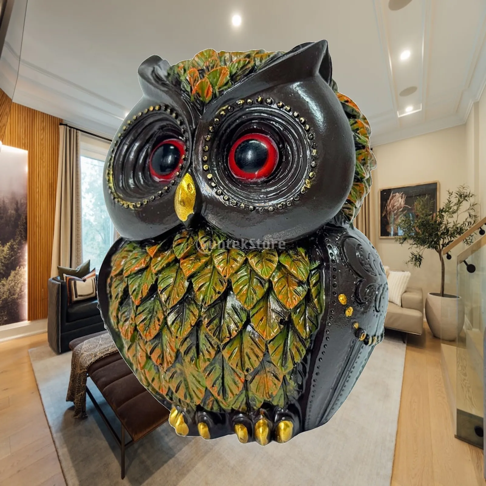 Art Craft Bar - Estátua de Coruja para Interiores, Artesanato