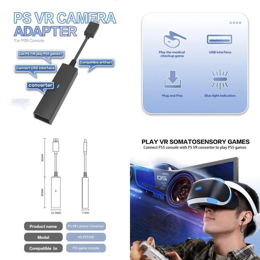 

F62C Portable USB To Cable Adapter Male to Female Connector Mini