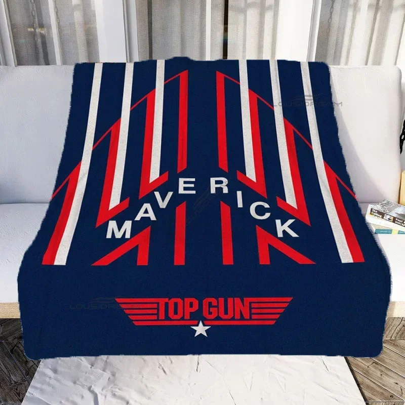 Fighter Aircraft Top Gun Patterns Blanket Fashion Flannel Blanket Cosy Lazy Couch Cover Blanket Super Soft Sheet Mattresses