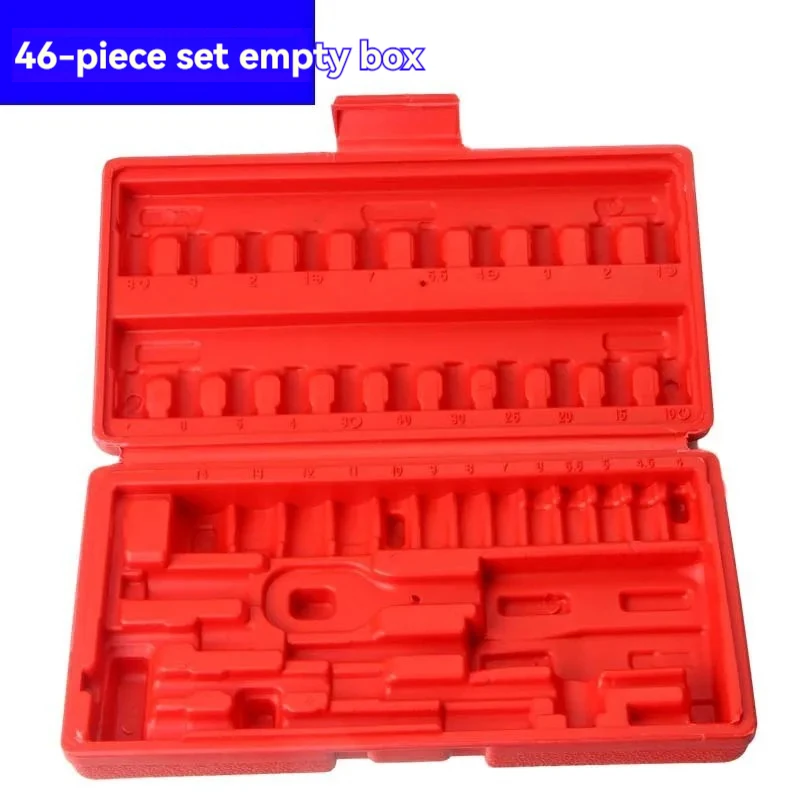 46Set of Empty Box -1/4-Inch 6.35 Ratchet Sleeve in Stock Auto Repair Tools Red Green Black Blow Box