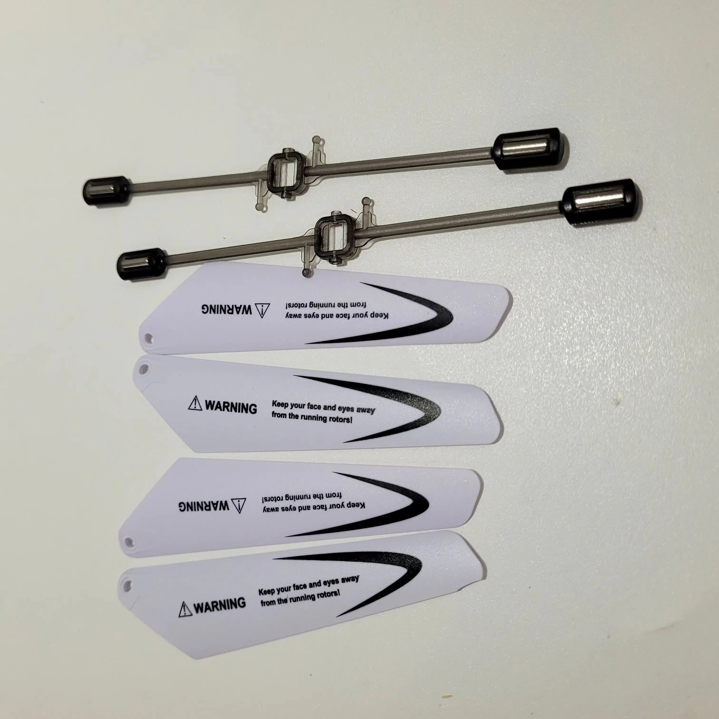 SYMA S5 Helicopter Spare Part Kit 2PCS S5 Balance Bar Fly Bar with 4PCS Blade fit for S5-N SYMA W5 W25 Mini Helicopter Accessory