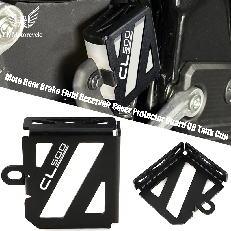 FOR HONDA CL500 2023-2024-2025-2026 CL 500 Motorcycle Accessories CL 500 Rear Brake Fluid Reservoir Guard Tank Protector Cover