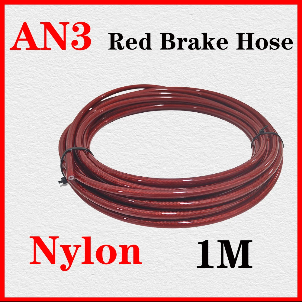 

AN3 Nylon Stainless Braided Universal Racing/Motorcycle Hydraulic Brake Hose Clutch Oil Line Tube For Racing 1M