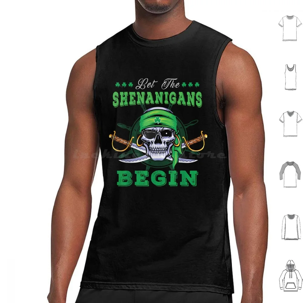 Gasparilla Pirate Let The Shenanigans Begin Tank Tops Vest Sleeveless Funny Pirate Pirate Pirate Costumes Pirate