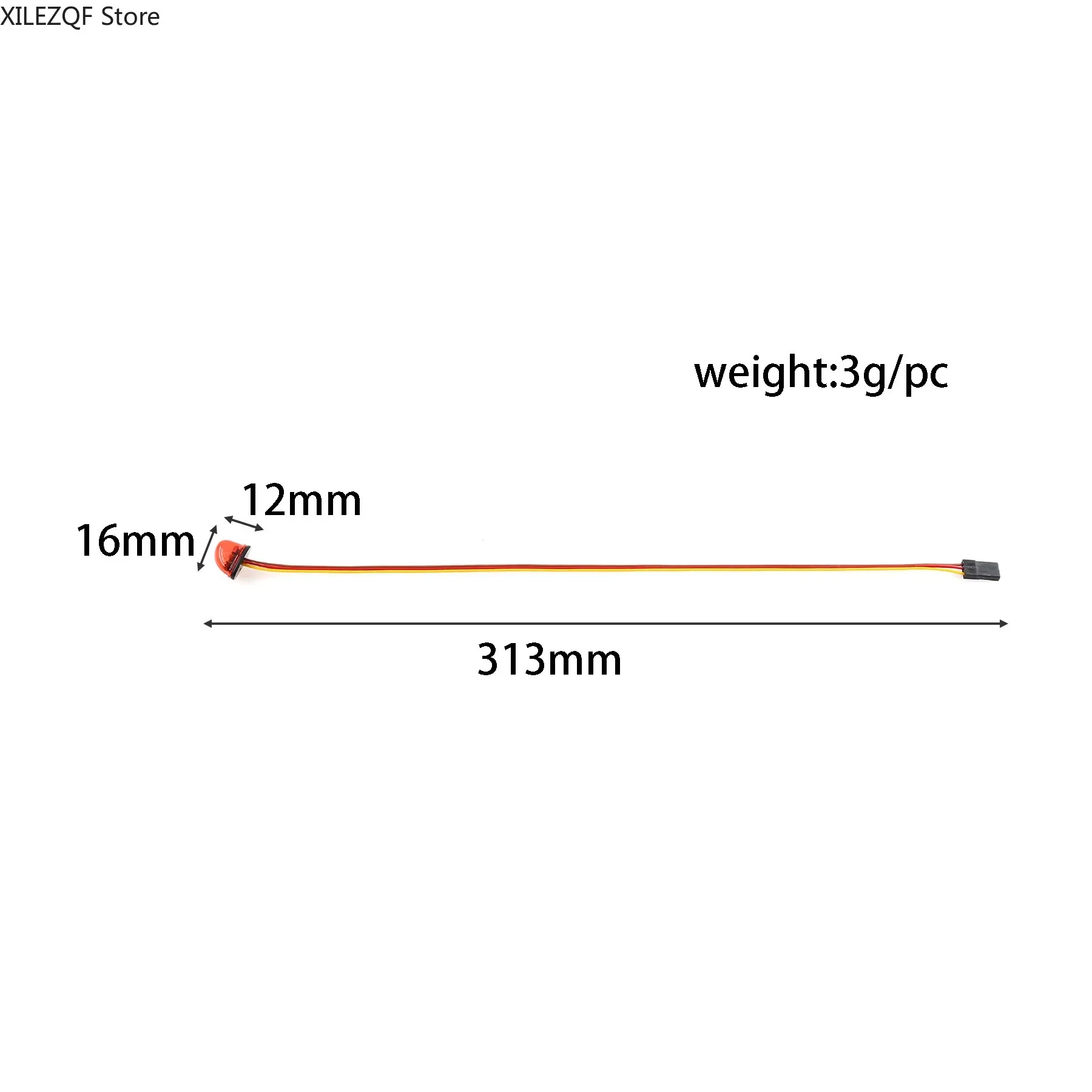 Multi-function LED Lamp Strobing-blasting/Flashing/Rotating Light for 1/10 RC Model Car 1:14 Tamiya Tractor Engineeri
