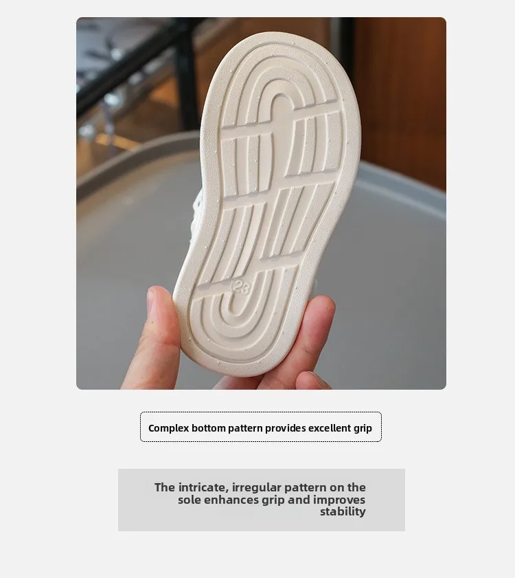 Lässige Kinder-Sneaker für Jungen und Mädchen, Herbst 2026 Neu, Rutschfeste Babyschuhe, Lauflernschuhe mit Gummisohle, Bequeme Passform für Kinder – Detail 6