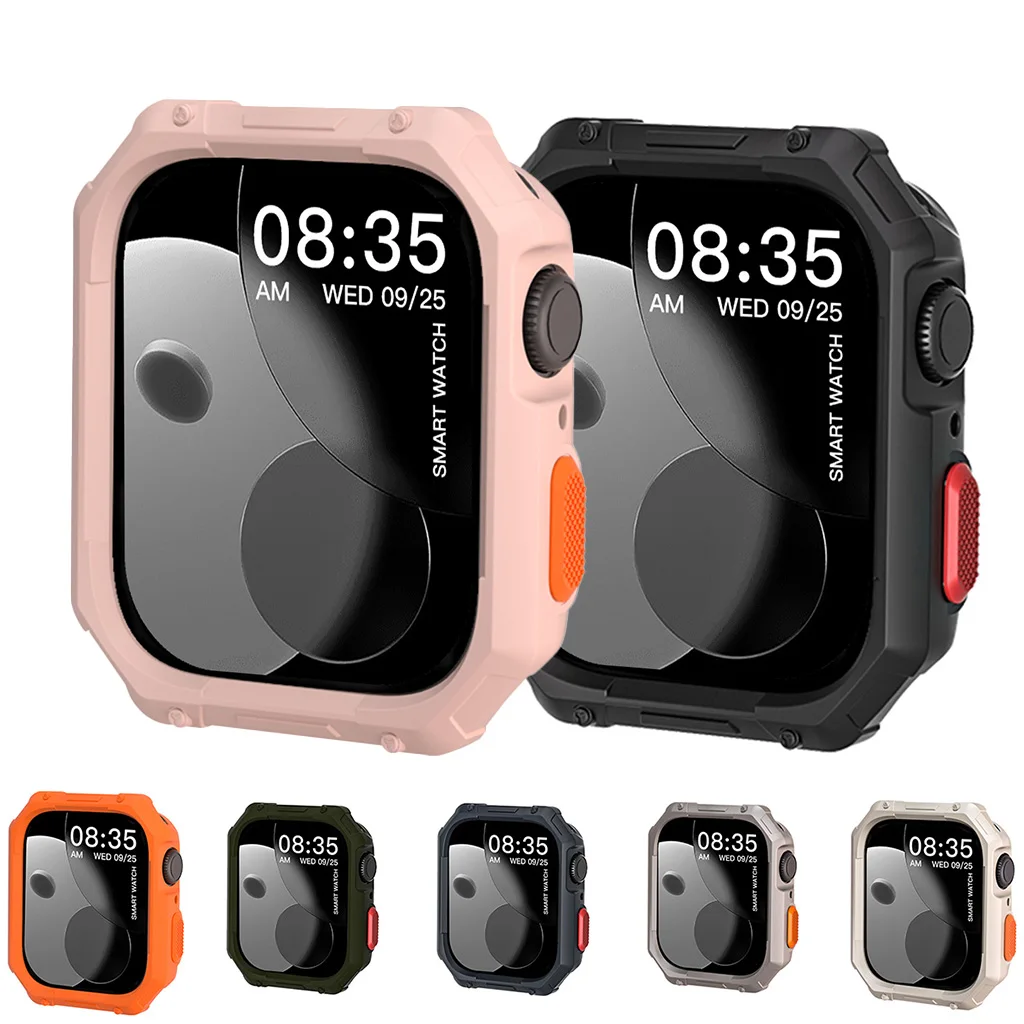 TPU-Hülle für Apple Watch Serie 11 10 9 8 7 SE 6 5 4 40/41mm 44/45mm 42/46mm Bumper-Displayschutz iWatch Ultra.3 2 49mm Cover