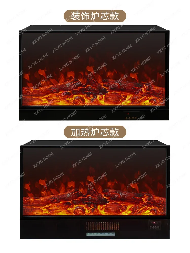 Electronic Fireplace Heater Simulation Flame Home European Style TV Cabinet Decoration