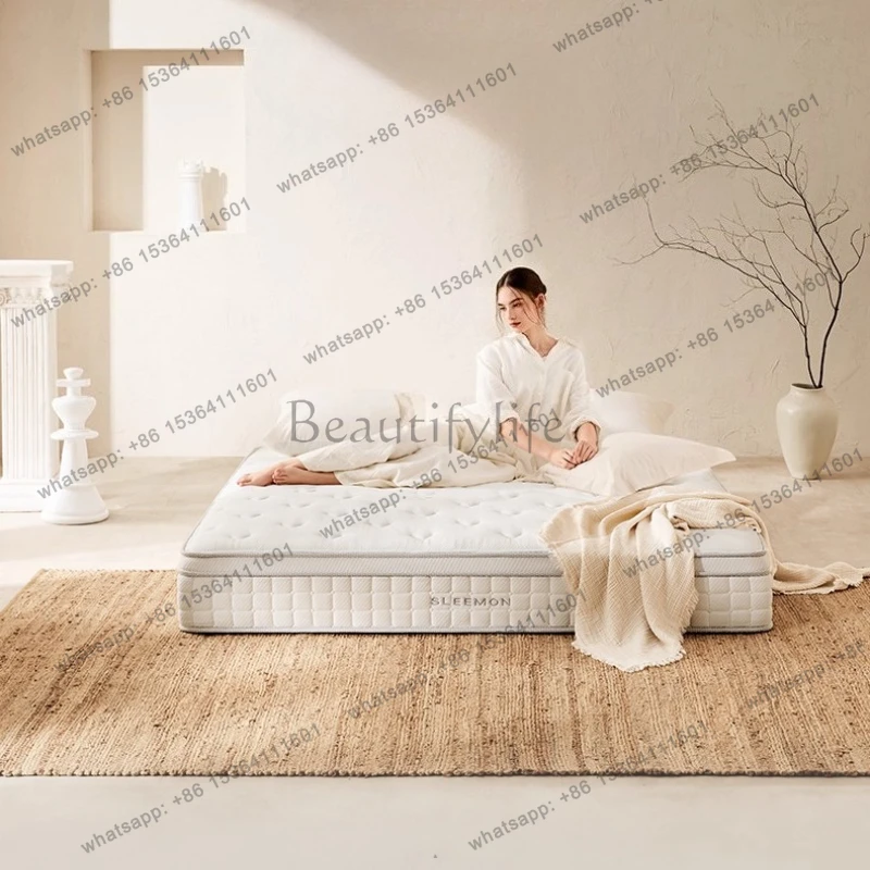 

Modern independent spring roll mattress king size mattresses Sleeping mats double mattress Bedroom Furniture