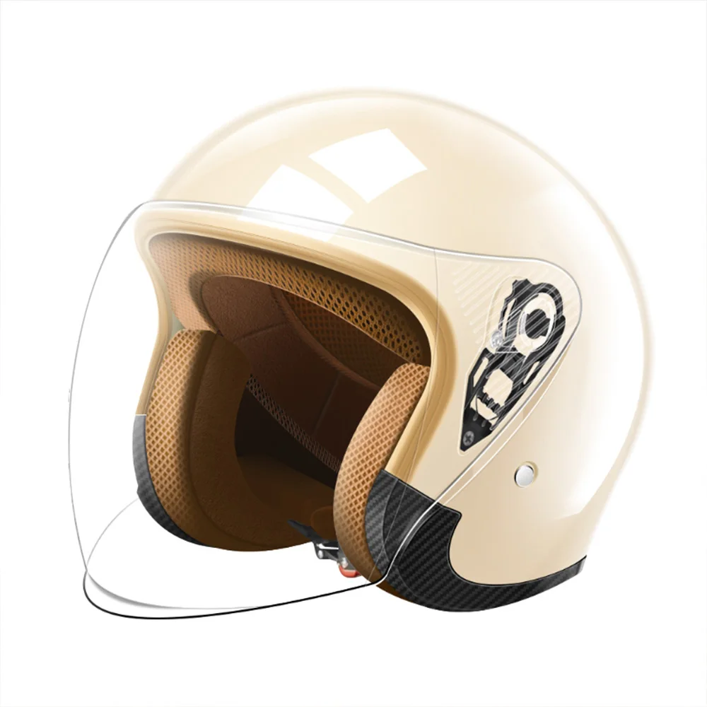 

Motorcycle Helmet for Men Women Classic Retro Scooter Half Helmet Ultralight Cycling Helmet MTB Bike Bicycle Motorcycle Helmet
