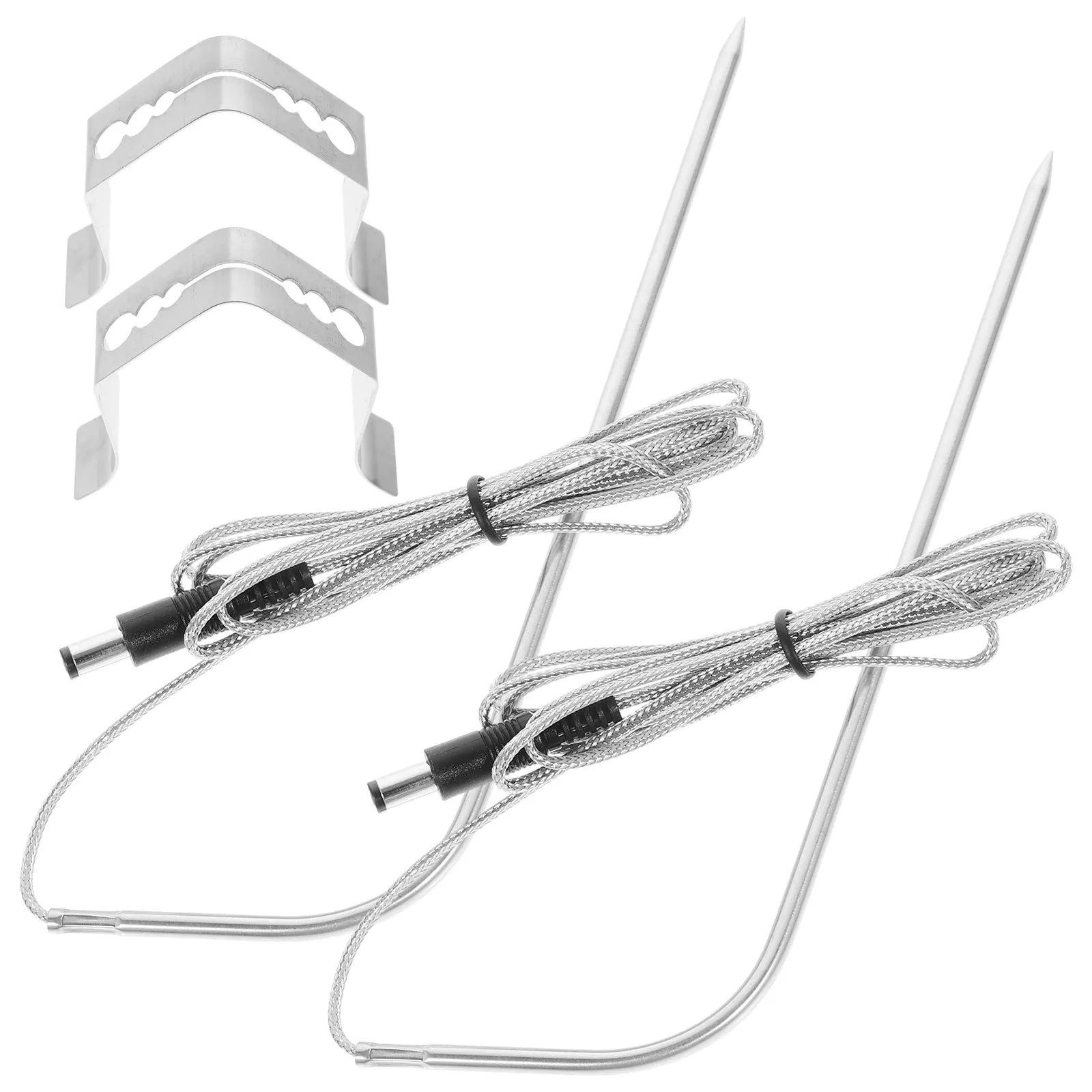 1 Set Meat Temperature Probe High Precision Kitchen Thermometer Probe Replacement for Bbq Grill Oven Cooking Baking Food