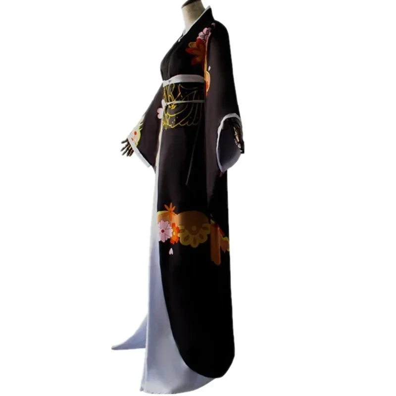 Kibutsuji Muzan anime clothing, kimono No Yaiba kimono, kimono, women's clothing, clothing, wig dress