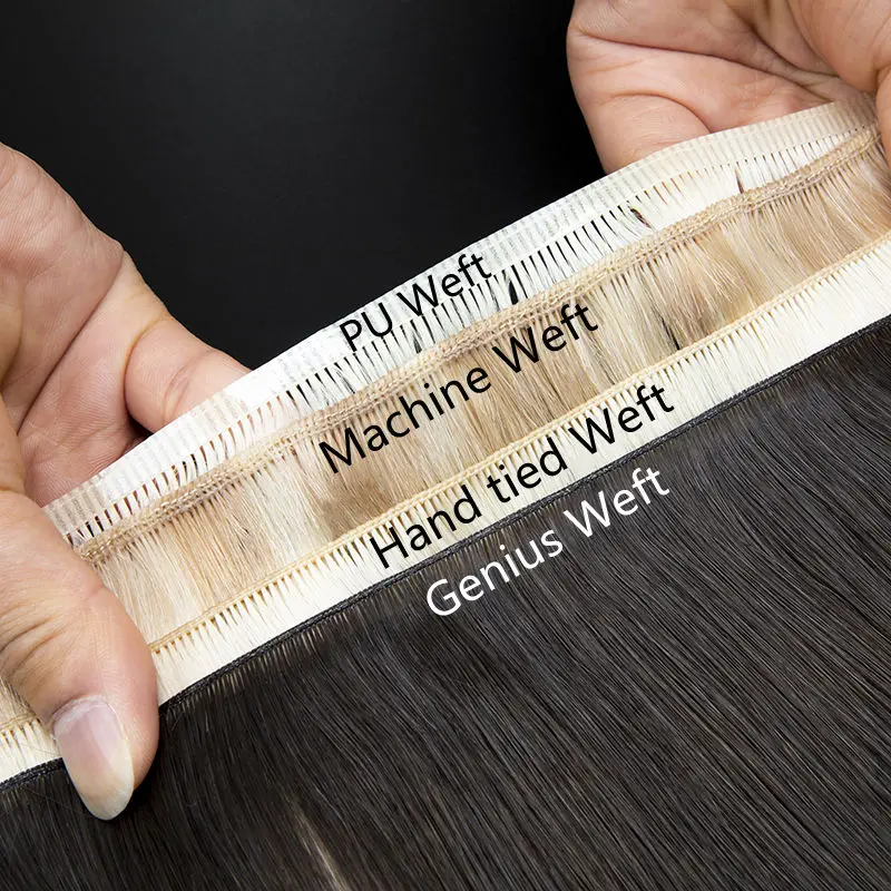 

High Quality 100% Human Hair Weft Remy Hair Zero Short Hair Double Wefted Strong Track For Hair Extensions