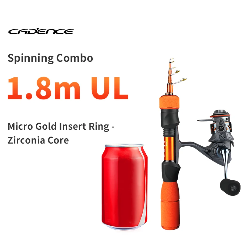 cadence spinning combo Essence Reel, Lightweight Carbon Frame and Side Plates, 9 + 1 Durable & Corrosion Resistant Ball Bearing System, Smooth and Powerful Drag : Sports & Outdoors Spinning Reels Cadence Fishing: