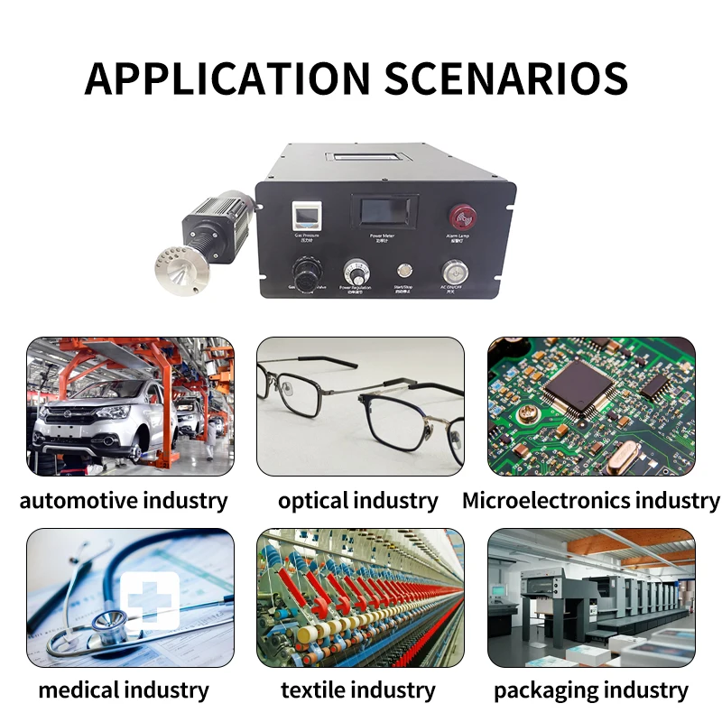 ST-1000WX AC plasma surface treatment machine for hot cups, plastic bottles, UV coating adhesion enhancers, plasma cleaners