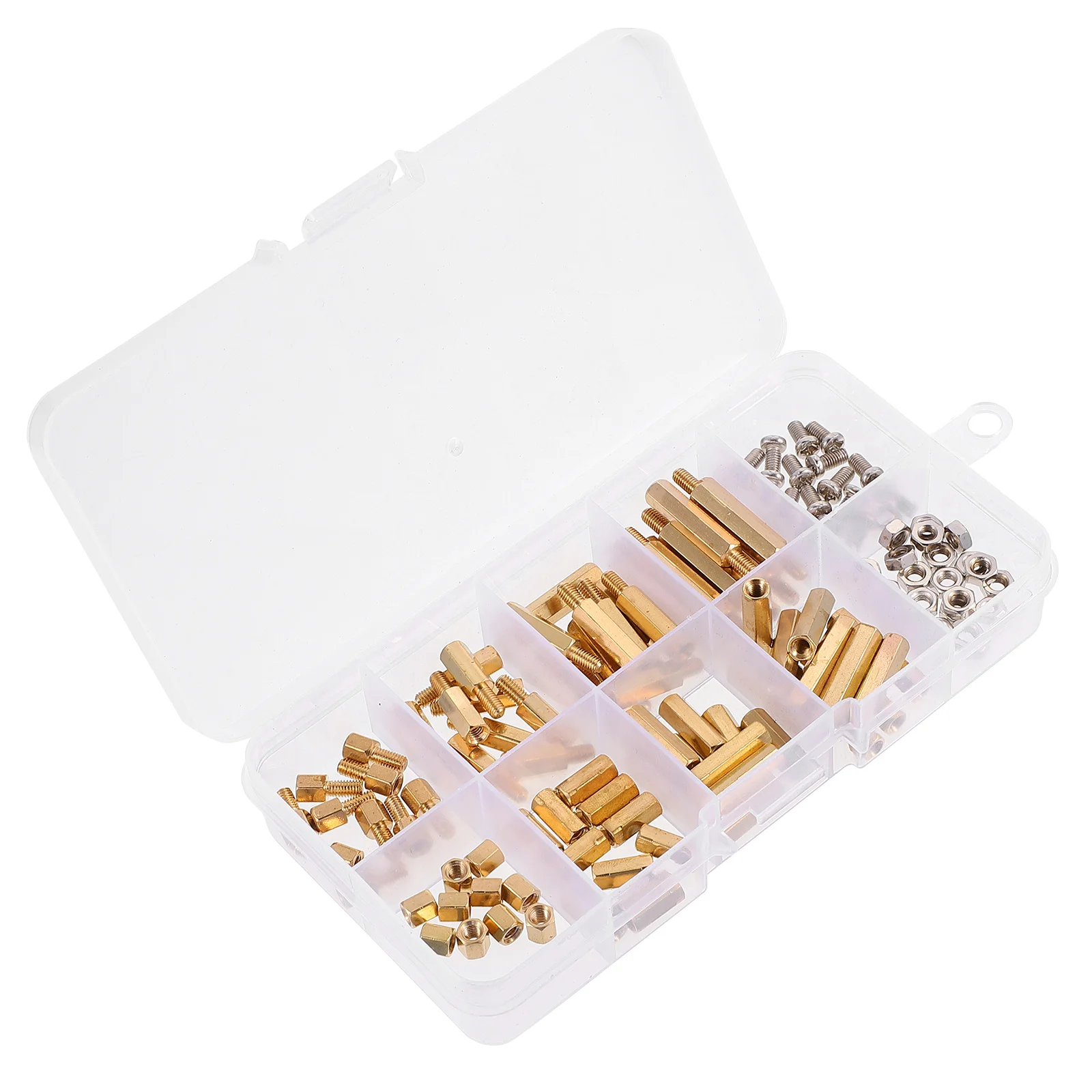 120 قطعة عمود نحاسي سداسي X 6 مللي متر مسامير عمود نحاسي صلابة عالية عدم الانزلاق سطح أملس النحاس الجوز عزل ترصيع